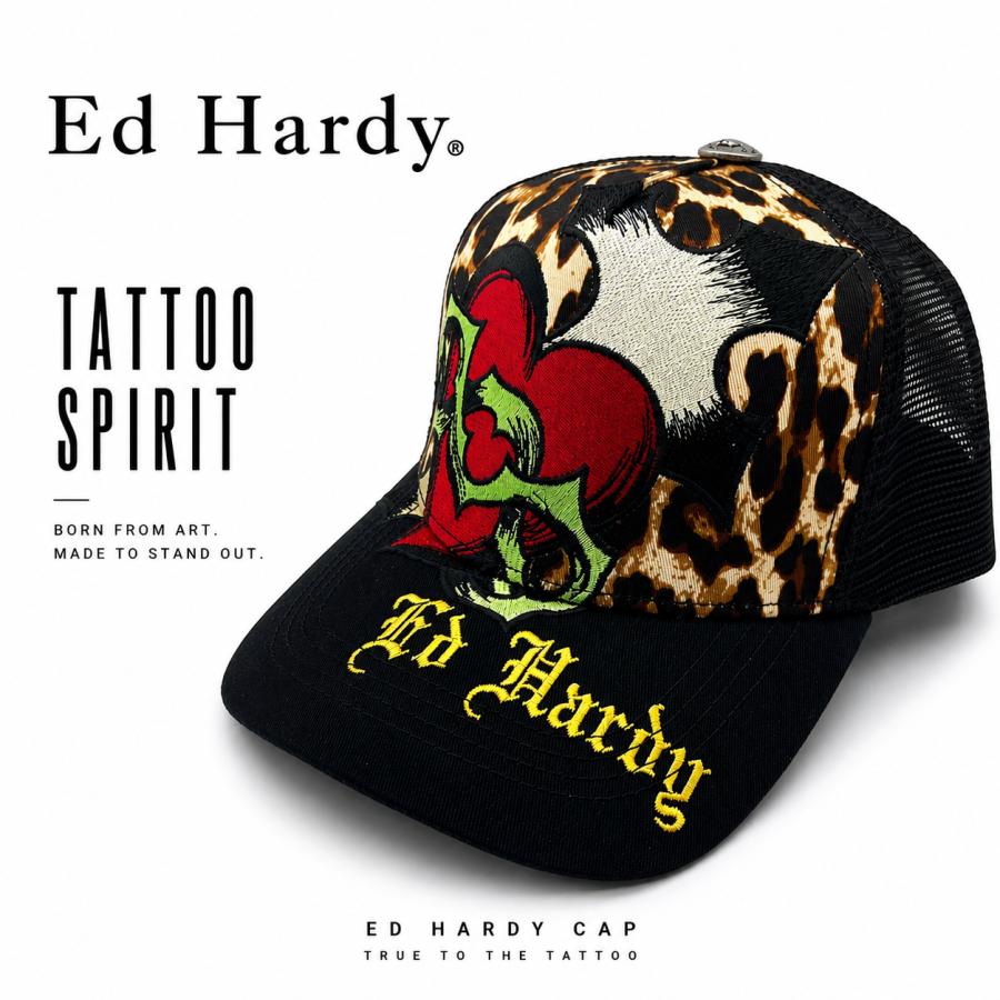 Ed Hardy（エド・ハーディー） アメリカ直輸入 新作 メッシュキャップ