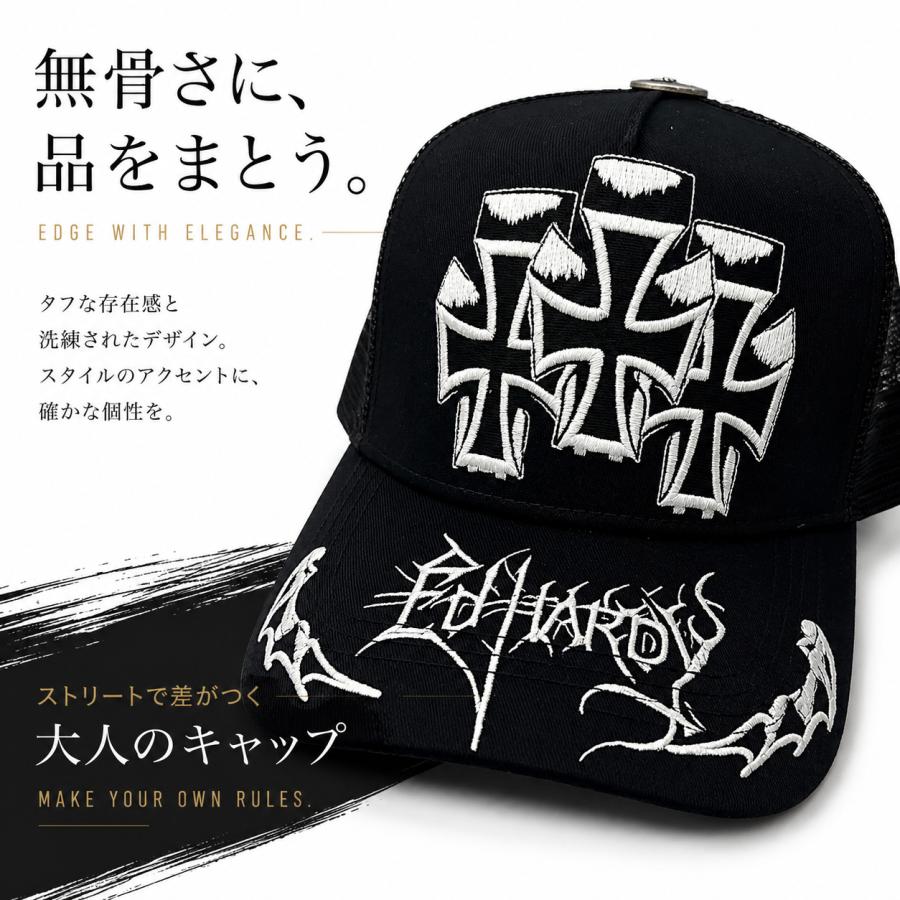 Ed Hardy（エド・ハーディー） アメリカ直輸入 新作 キャップ CROSSES