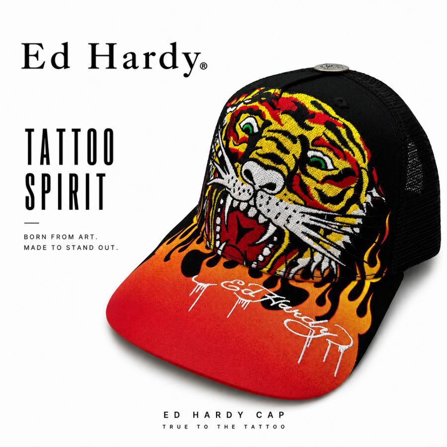 専用 Supplierチェーンパーカー エドハーディーキャップ Ed Hardy（エド・ハーディー） アメリカ直輸入 新作 メッシュキャップ