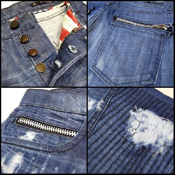 ROC STAR（ロックスター） ROCKSTAR sushi Denim メンズ バイカー