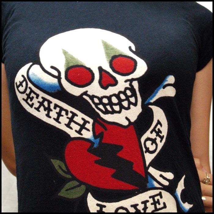 エドハーディー レディース Tシャツ 【200種類の品揃え】 Ed Hardy DEATH OF LOVE チュニック セレブ カジュアル ファッション ハイブランド スタイル セール Ed Hardy エドハーディー レディース Tシャツ 【200種類の品揃え