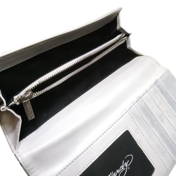 Ed Hardy 【訳あり・アウトレット】Ed エドハーディー 合皮 二つ折り