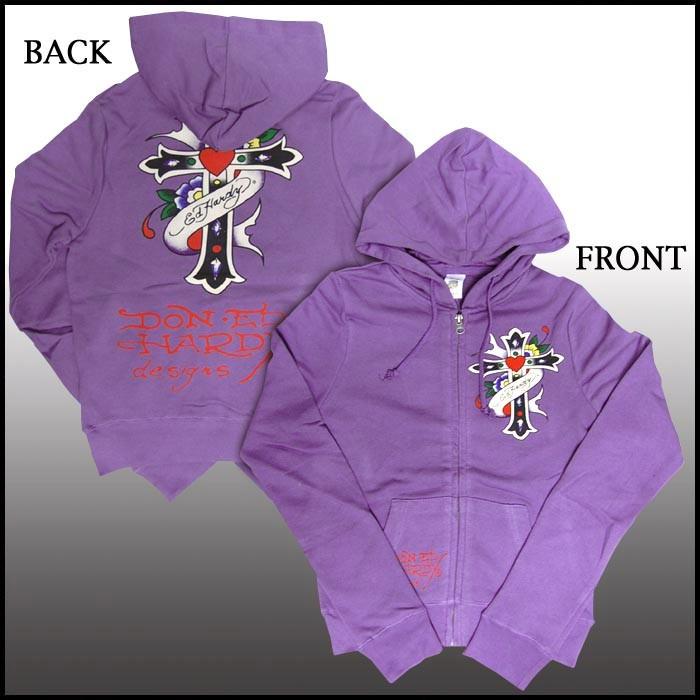 Ed Hardy（エド・ハーディー） レディース パーカー Ed Hardy LOVE
