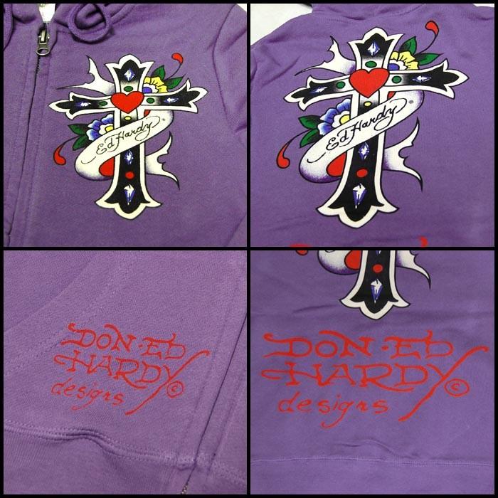 Ed Hardy（エド・ハーディー） レディース パーカー Ed Hardy LOVE