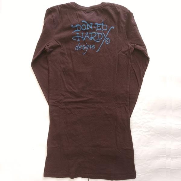 Ed Hardy 長袖チュニック M ブラック