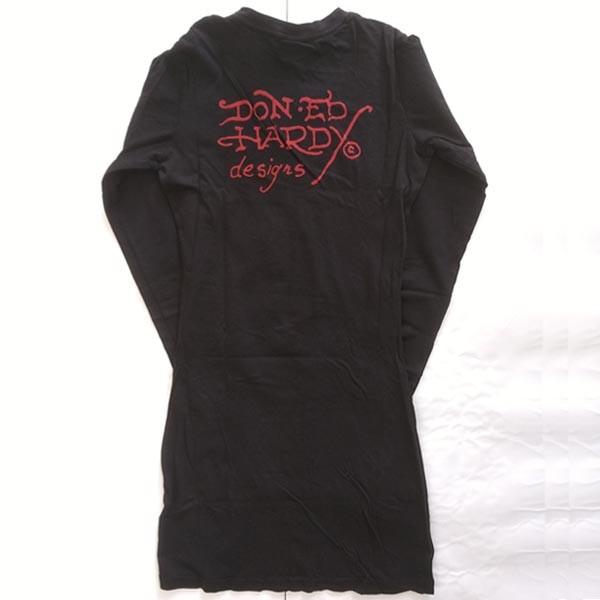 Ed Hardy 長袖チュニック M ブラック