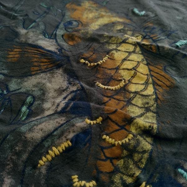 ラッピング無料 半袖 レディース エドハーディー ブランド セレブ Tシャツ チュニック レディース エドハーディー Tシャツ ファッション カジュアル セレブ チュニック グレー チャコール 鯉 Fish Koi 0種類の品揃え ワンピース チュニック Meorboston Org