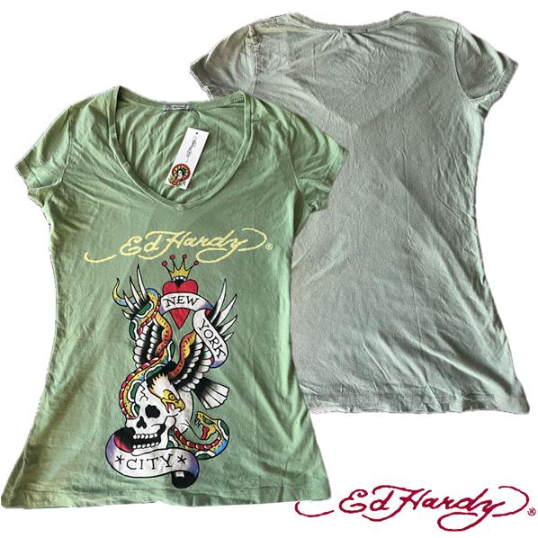 Ed Hardy（エド・ハーディー） レディース 半袖 Tシャツ 200種類の品