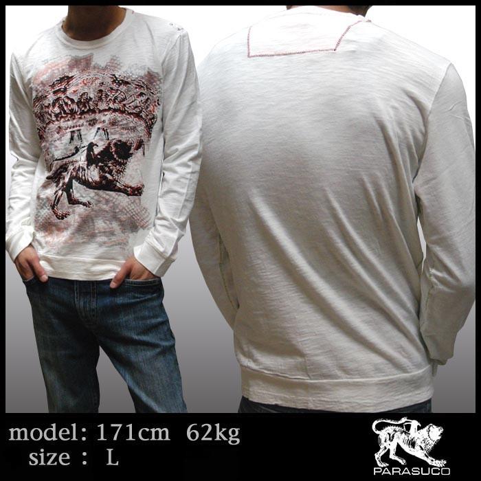 セール カナダ発 プレミアム ブランド Parasuco パラスコ メンズ 長袖 Tシャツ ホワイト ラインストーン ロンt インポート カジュアル Laセレブ Edhardy Zip Men48 セレクトショップ クルーズ世田谷 通販 Yahoo ショッピング