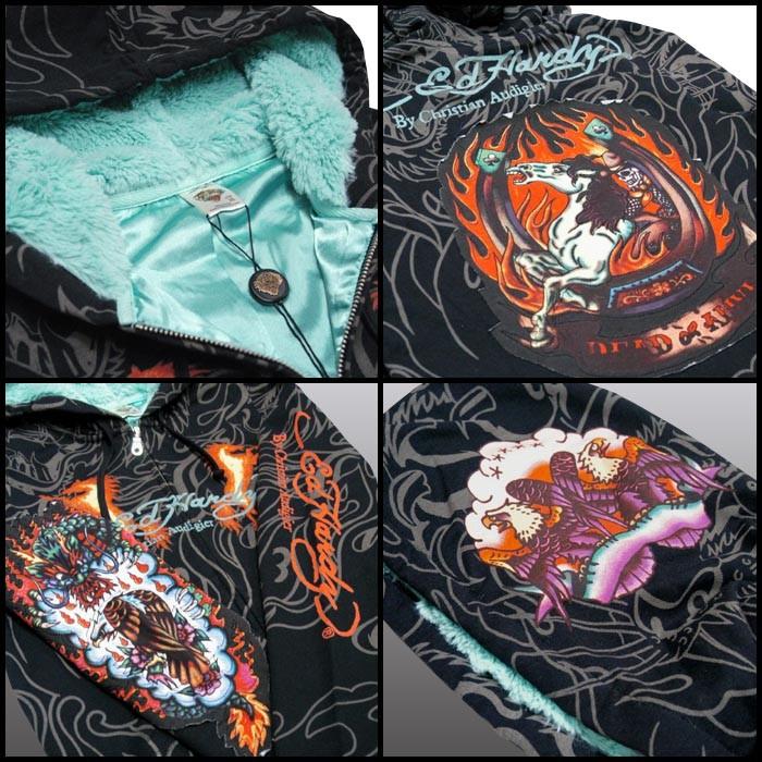 Ed Hardy 【25%OFF】 エドハーディー レディース パーカー 【200 Ed Hardy 【25%OFF】 エドハーディー レディース パーカー 【200