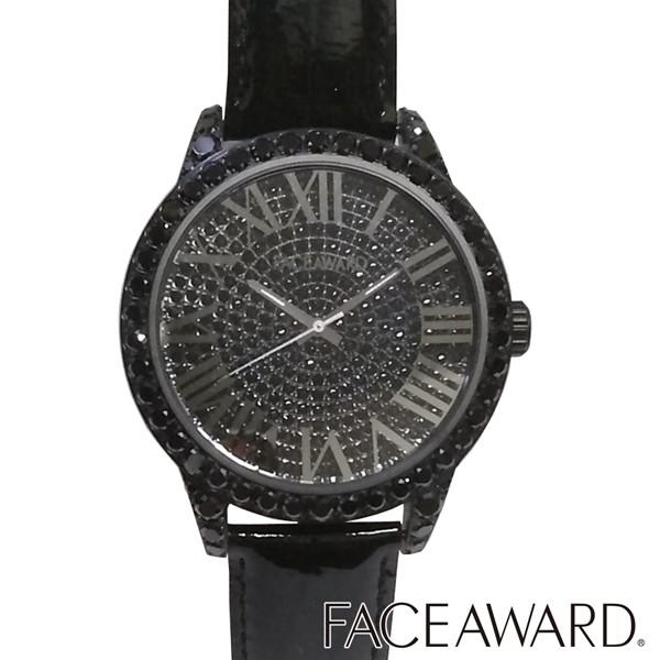 FACEAWARD（フェイスアワード） メンズ 腕時計 ブラック 時計 GRACE