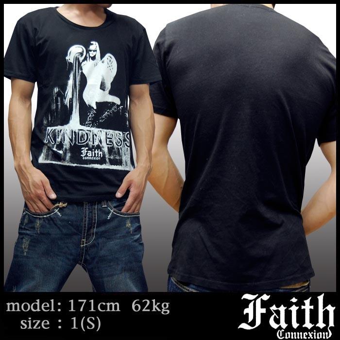 Faith Connexion フェイス コネクション Tシャツ メンズ ブラック 