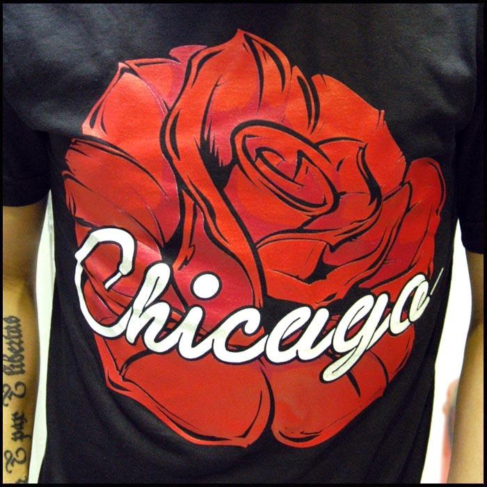 FRANCHISE フランチャイズ メンズ Tシャツ Chicago ブラック