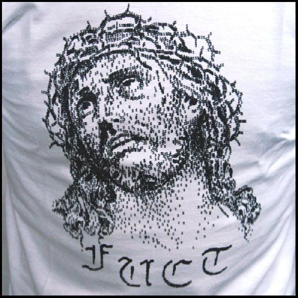 FUCT ファクト メンズ 半袖 Tシャツ ジーザス ホワイト ブラック