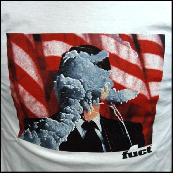 FUCT ファクト メンズ 半袖 Tシャツ ケ○ディー ホワイト
