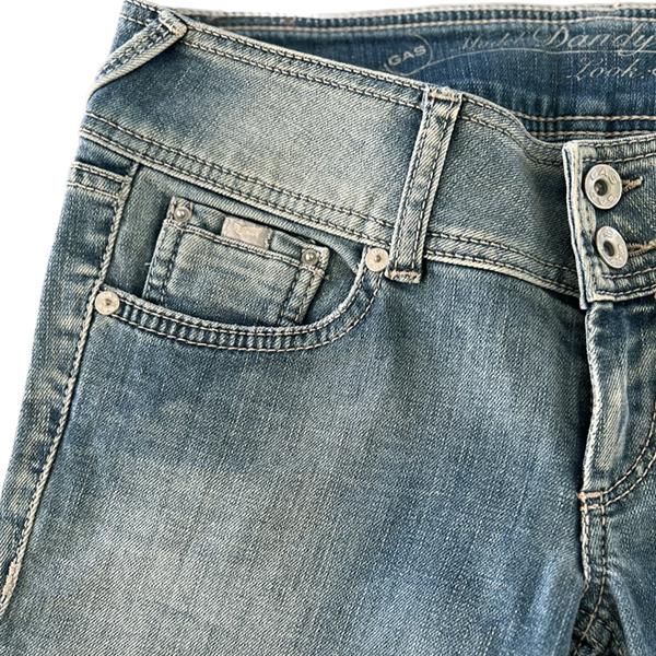 GAS（ガス） ジーンズ レディース デニム ローライズ ストレッチ 
