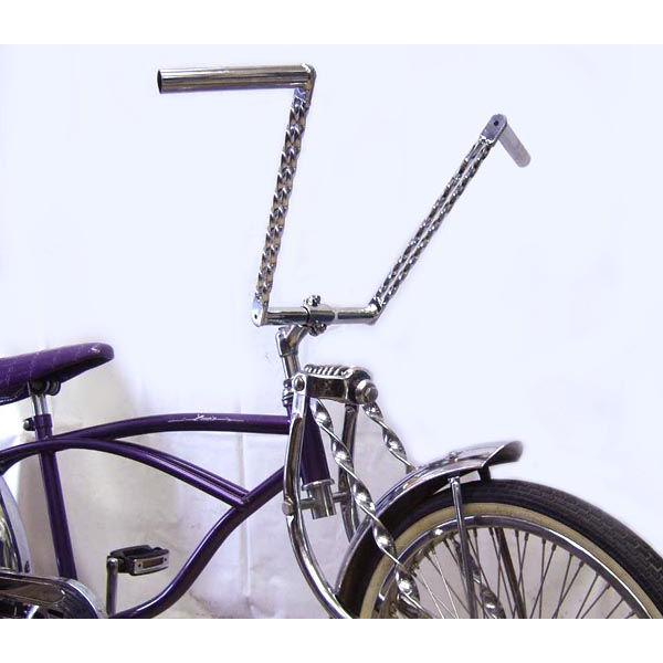 CREW'S（クルーズ） ダブルツイスト ハンドル 31cm クローム ハンドル