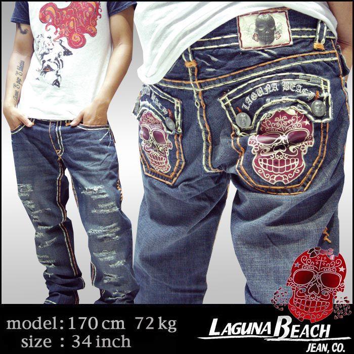 訳有り・アウトレット】 LAGUNA BEACH メンズ デニム ストレート