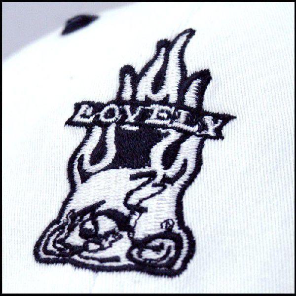 Lovely Lowrider ラブリーローライダー キャップ ホワイト ローチャリ