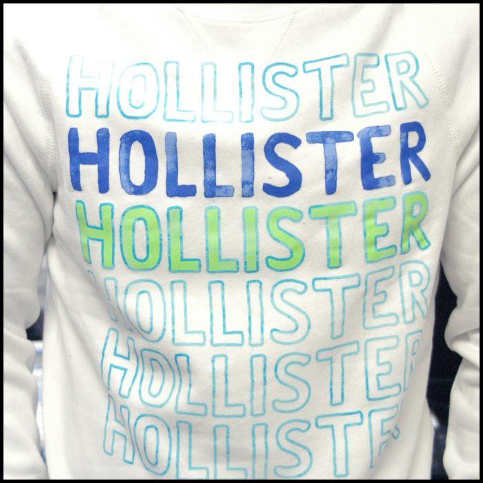 ホリスター メンズ スエット HOLLISTER トレーナー ロゴ ホワイト アメカジ ブランド スタイル Safari サファリ 雑誌 アバクロ 掲載 ファッション 正規品｜crs｜02