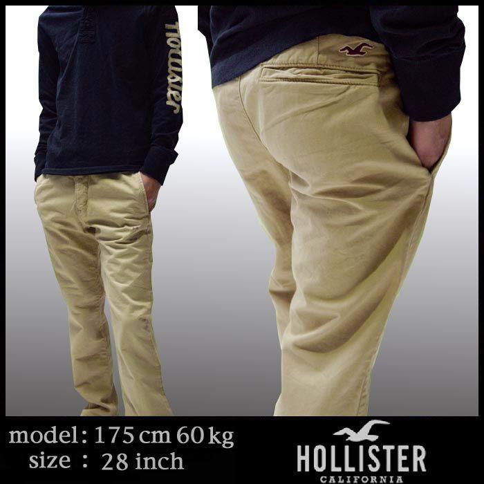 ホリスター メンズ チノパン コットン Hollister スキニー コットン アメカジ パンツ Sc 正規品 カーキ 正規品 アメカジ ストリート ファッション 雑誌 ブランド カジュアル スタイル セレクトショップ 掲載 Hollister Pants38 クルーズ世田谷