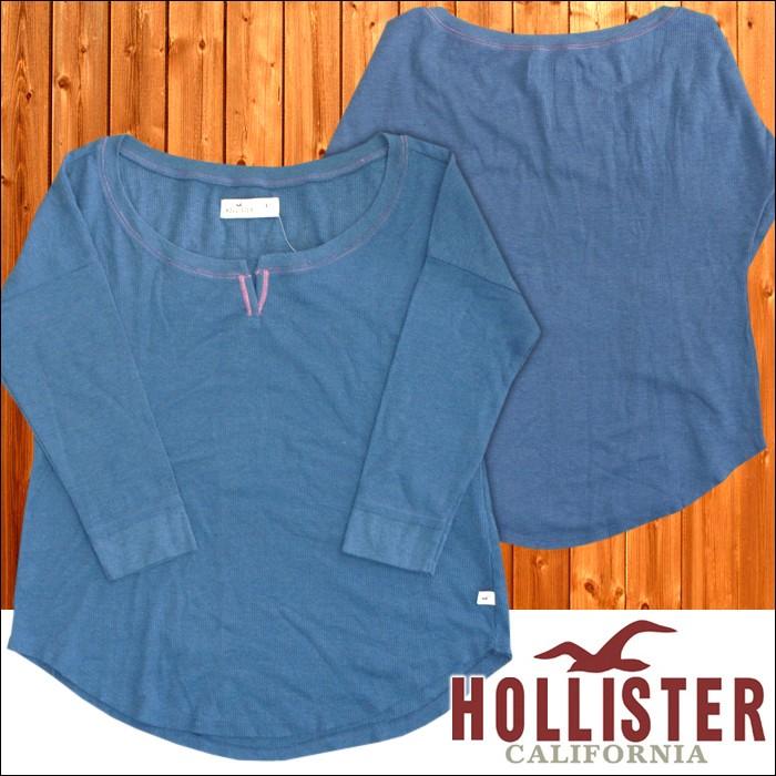 ホリスター レディース トップス Hollister 長袖 Tシャツ ブルー 五分袖 アメカジ ブランド アバクロ 雑誌 掲載 ファッション 正規 商品 カジュアル スタイル 26 Hollister W 26 セレクトショップ クルーズ世田谷 通販 Yahoo ショッピング