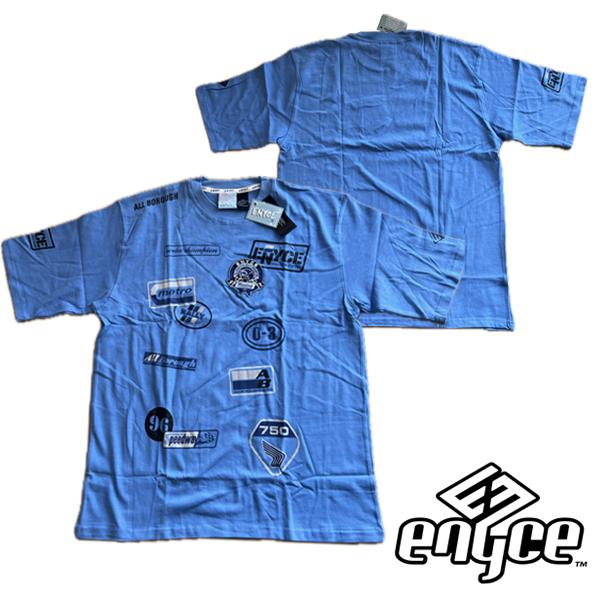 エニーチェ（ENYCE） メンズ Tシャツ ライトブルー 半袖 シャツ 