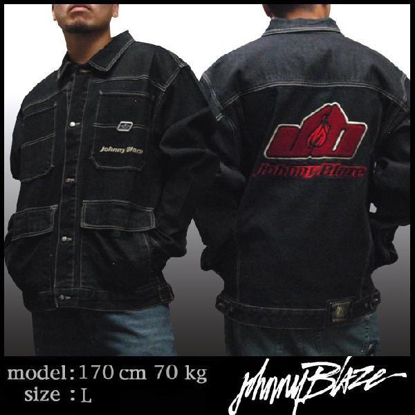 40%OFF】 JOHNNY BLAZE ジョニーブレイズ デニムジャケット ブラック