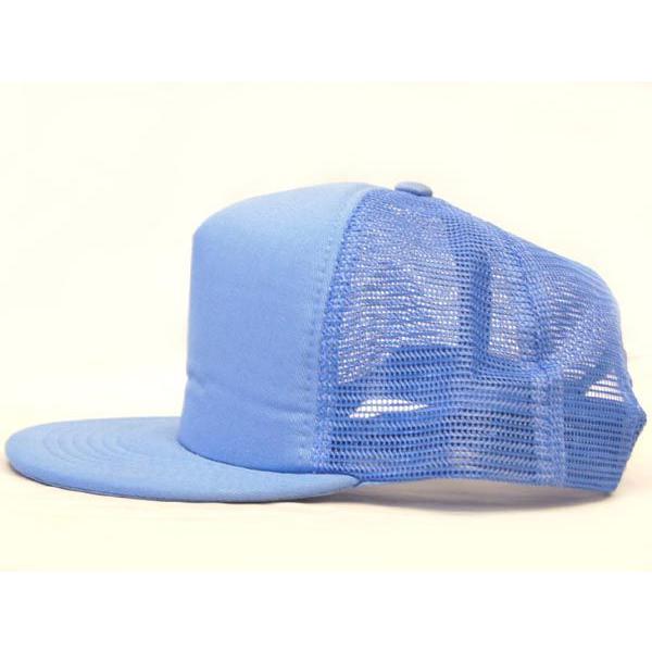 MAGIC HEAD WEAR】 メッシュキャップ ライトブルー プレーン キャップ