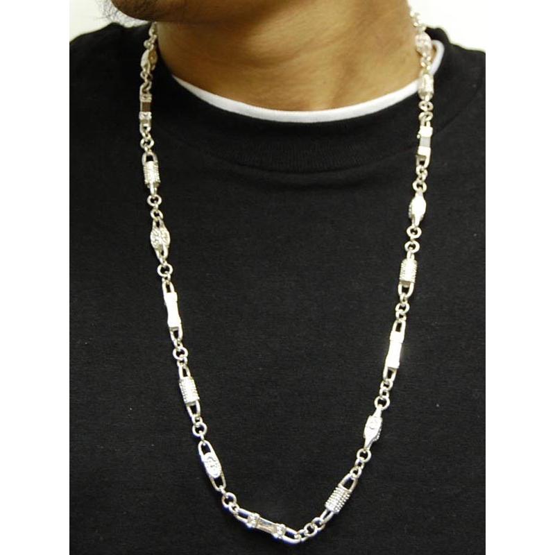 セール】 BLING HIPHOP JEWELRY 75cm シルバー 925 プレーティング 