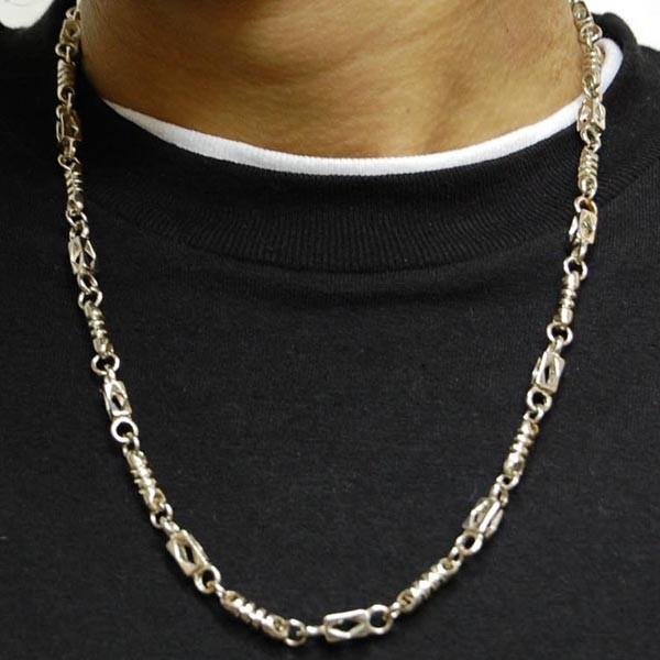 セール】 BLING HIPHOP JEWELRY 75cm シルバー 925 プレーティング 