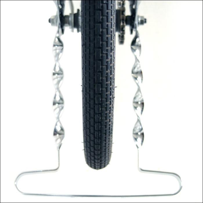 ポンコツ ローチャリパーツ ツイスト バンパー クローム 自転車部品 アクセサリー ローチャリ