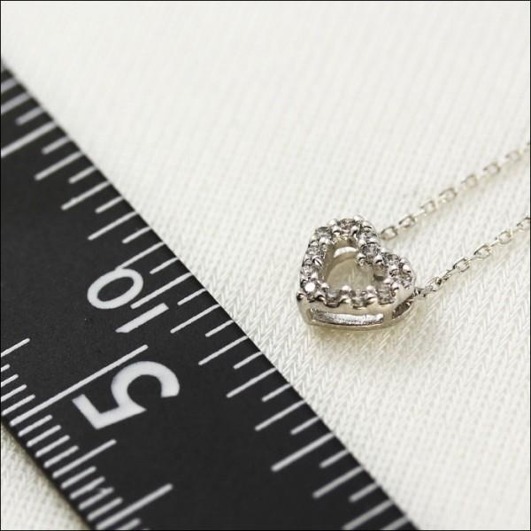 Pure ピュアデイズ レディース シルバー925 ハート ネックレス PURE 