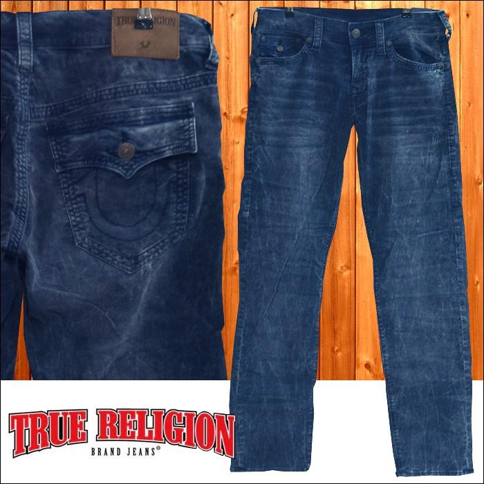 TRUE RELIGION トゥルーレリジョン メンズ コーデュロイ ローライズ 