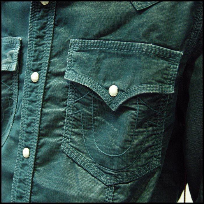 true religionトゥルーレリジョンコーディロイ TRUE RELIGION（トゥルーレリジョン） メンズ コーデュロイ 長袖