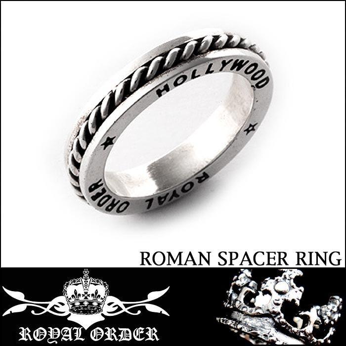 【即納 再入荷なし】 ロイヤルオーダー メンズ レディース リング Royal Order ROMAN SPACER RING SR137 指輪 【US6号 日本サイズ11号】｜crs
