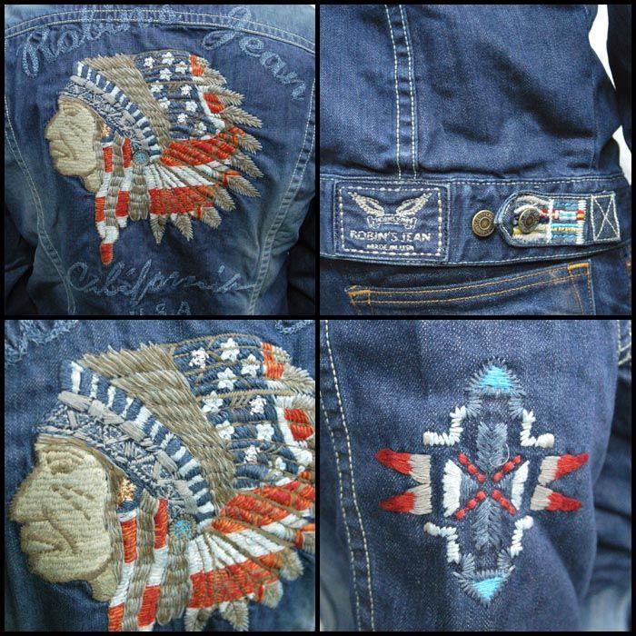 ROBIN'S JEAN ロビンズジーン メンズ デニム ジャケット Apache VIN