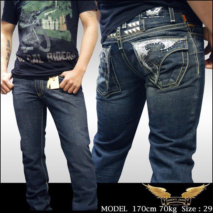 ROBIN'S JEAN ロビンズジーン メンズ デニム LONG FLAP SNAKY