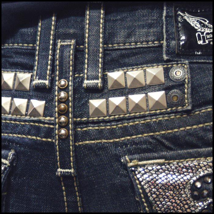 Robin's Jean / ロビンズジーン スワロフスキー スタッズデニム ROBIN'S JEAN ロビンズジーン スリム デニム スワロフスキー