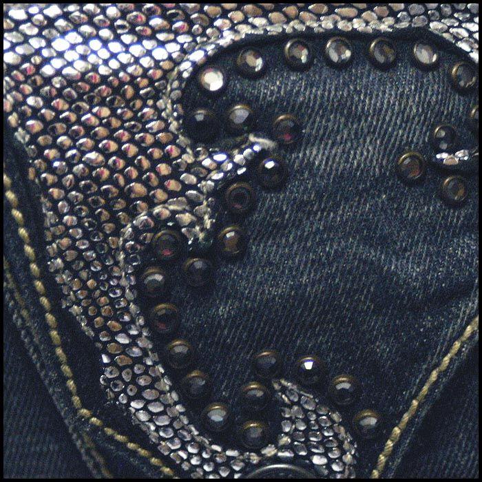 Robin's Jean / ロビンズジーン スワロフスキー スタッズデニム ROBIN'S JEAN ロビンズジーン スリム デニム スワロフスキー