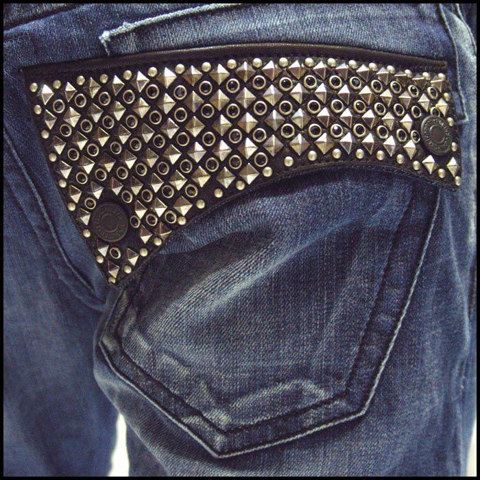 Robin's Jean / ロビンズジーン スワロフスキー スタッズデニム ROBIN'S JEAN ロビンズジーン スリム デニム スワロフスキー