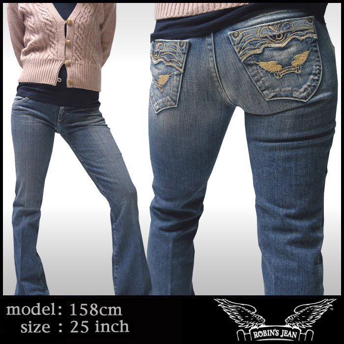 ROBIN'S JEAN ロビンズジーン レディース フレア ブーツカット デニム GOLDEN STAR W09 サファリ掲載 ブランド