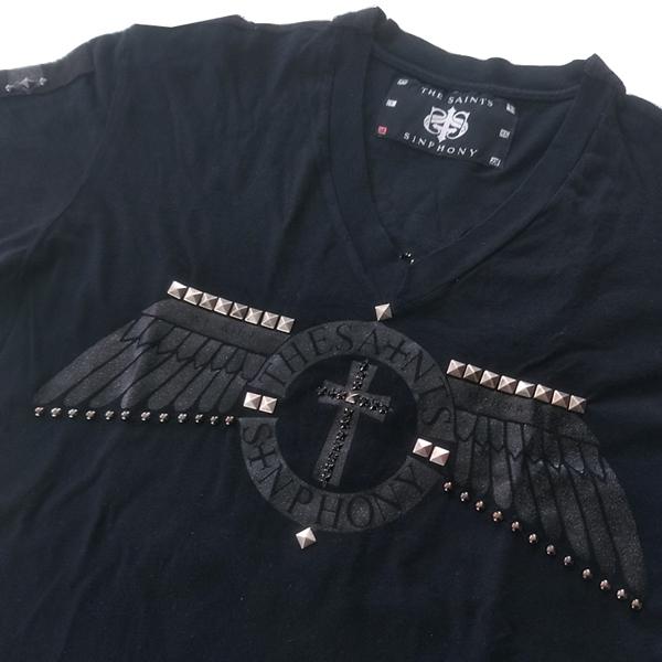 THE SAINTS SINPHONY セインツシンフォニー メンズ Tシャツ Vネック 