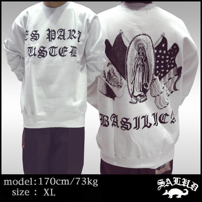 Salud サルー スウェット トレーナー ホワイト ブラック 026 1 チカーノ ファッション ローライダー スタイル 山崎廣明 ギャング Hiphop ヒップホップ Salud026 1 セレクトショップ クルーズ世田谷 通販 Yahoo ショッピング