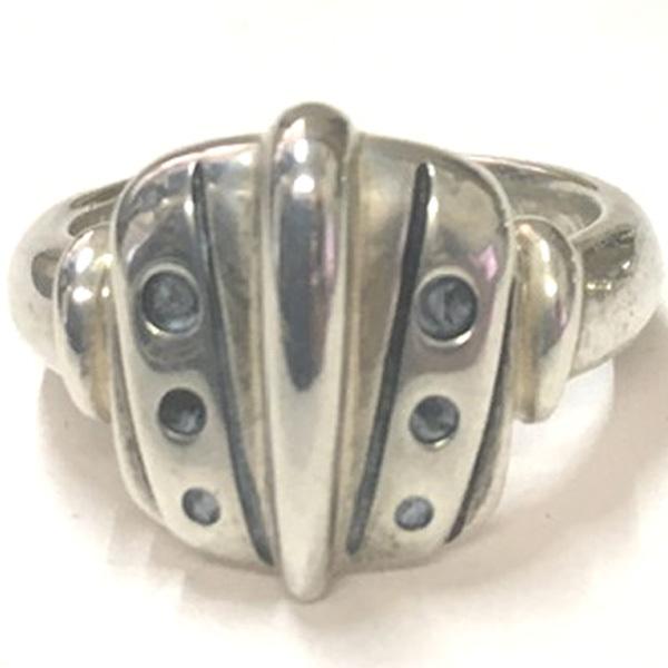 希少品 SPACE LABO SILVER925×K18 宇宙の指輪 18号