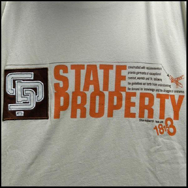 40%OFF 3XL State Property ステイト プロパティ Tシャツ ベージュ 
