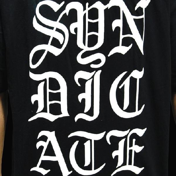 ライムシンジケート RHYME SYNDICATE メンズ GANGSTA ロゴ Tシャツ