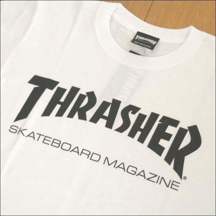THRASHER（スラッシャー） メンズ Tシャツ MAG LOGO ホワイト