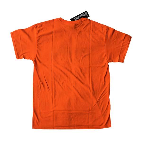 THRASHER（スラッシャー） メンズ ロゴ Tシャツ DOT HOMETOWN 蛍光