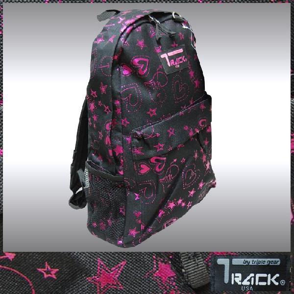 TRACK USA リュック バックパック ブラック ピンク ハート BACK PACK